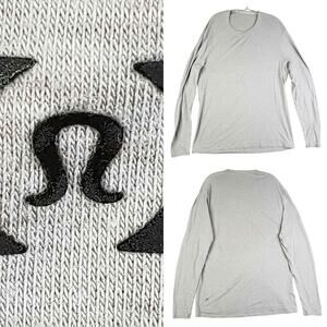 Lululemon Shirt Men’s Size Large L ? Gray Long Sleeve Performance Stretch